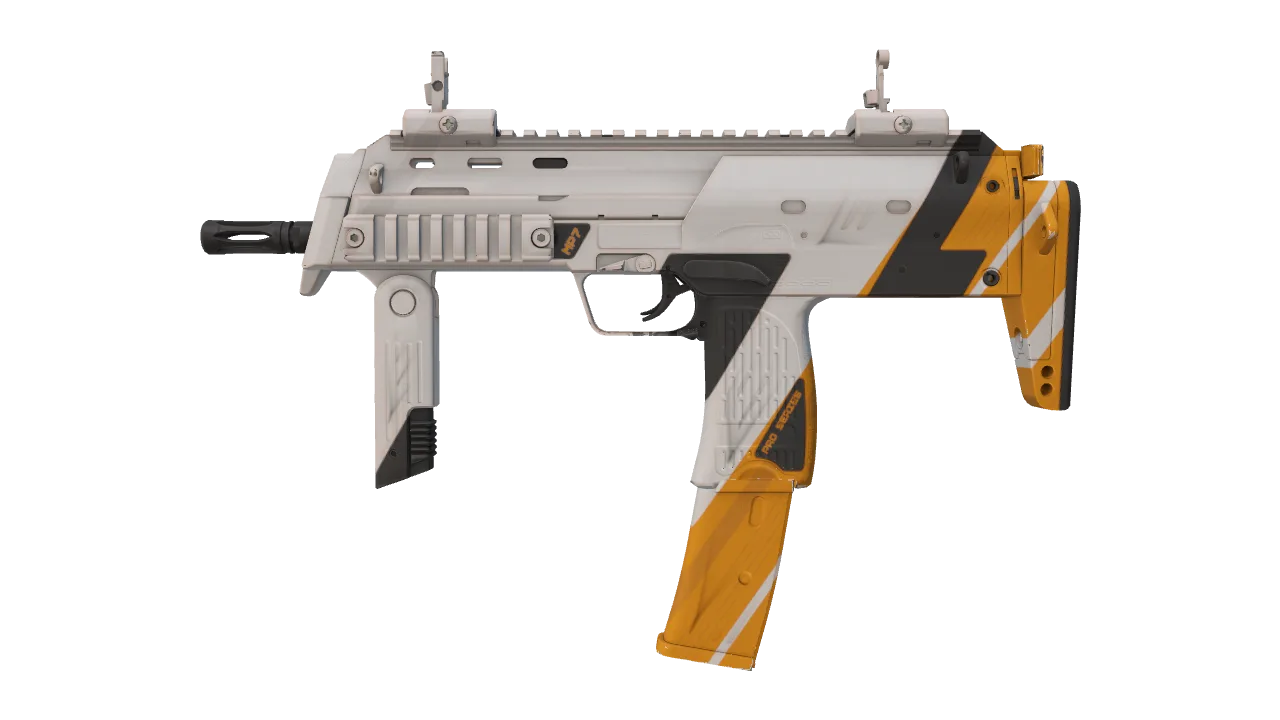 MP7 | Amberline seed #122, front