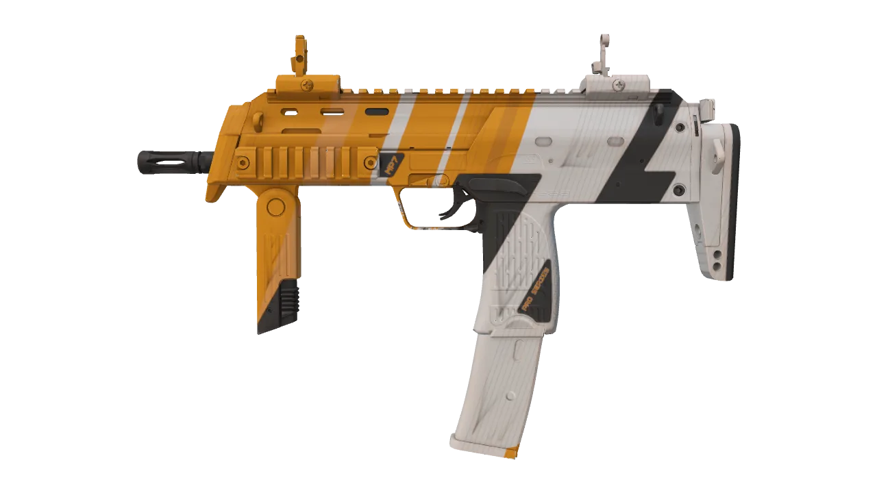 MP7 | Amberline seed #126, front