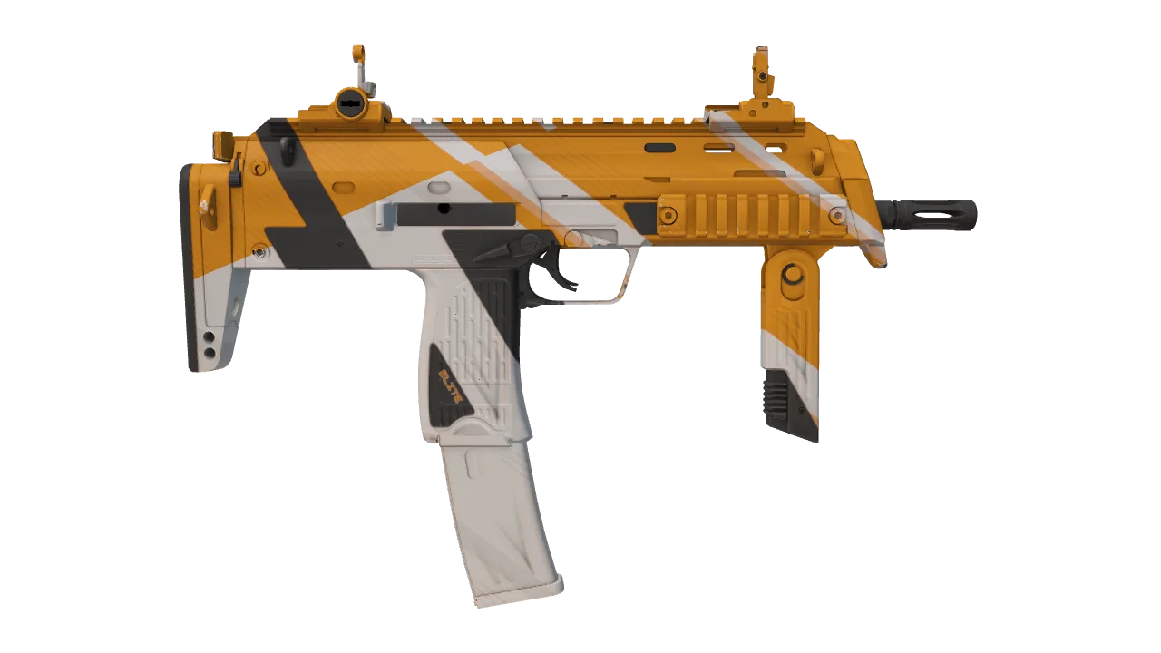 MP7 | Amberline seed #132, back
