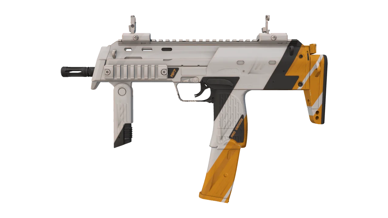 MP7 | Amberline seed #135, front
