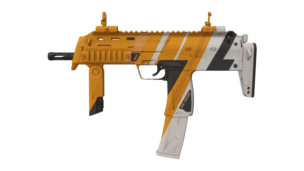MP7 | Amberline seed #146, front