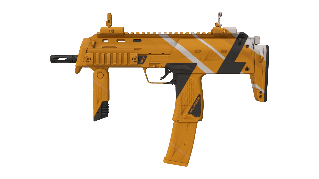 MP7 | Amberline seed #148, front