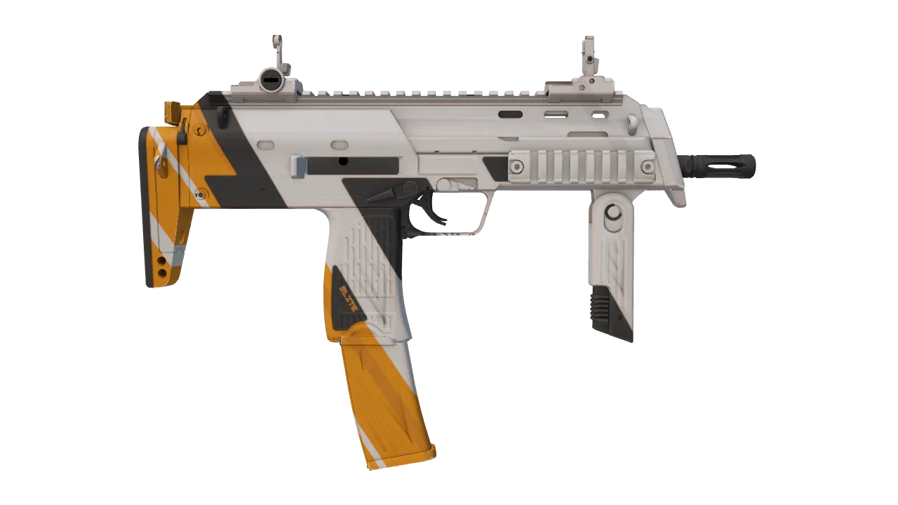 MP7 | Amberline seed #158, back