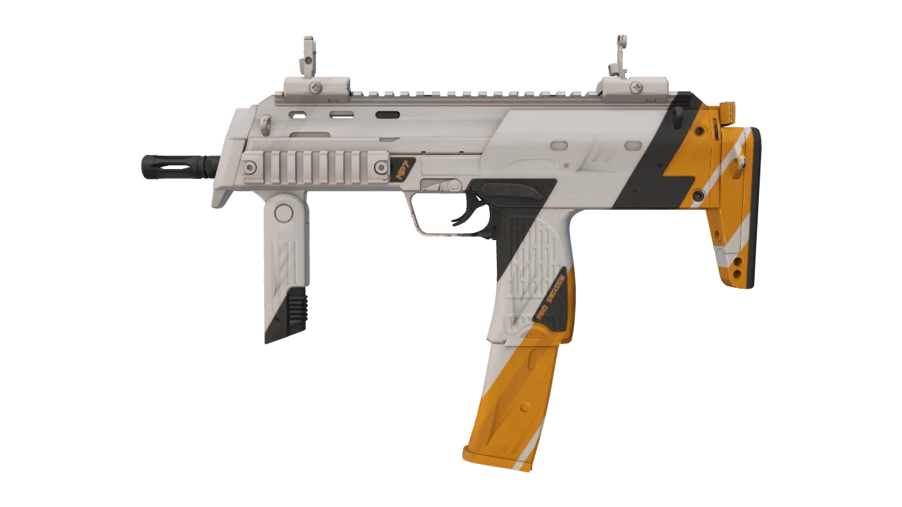 MP7 | Amberline seed #158, front
