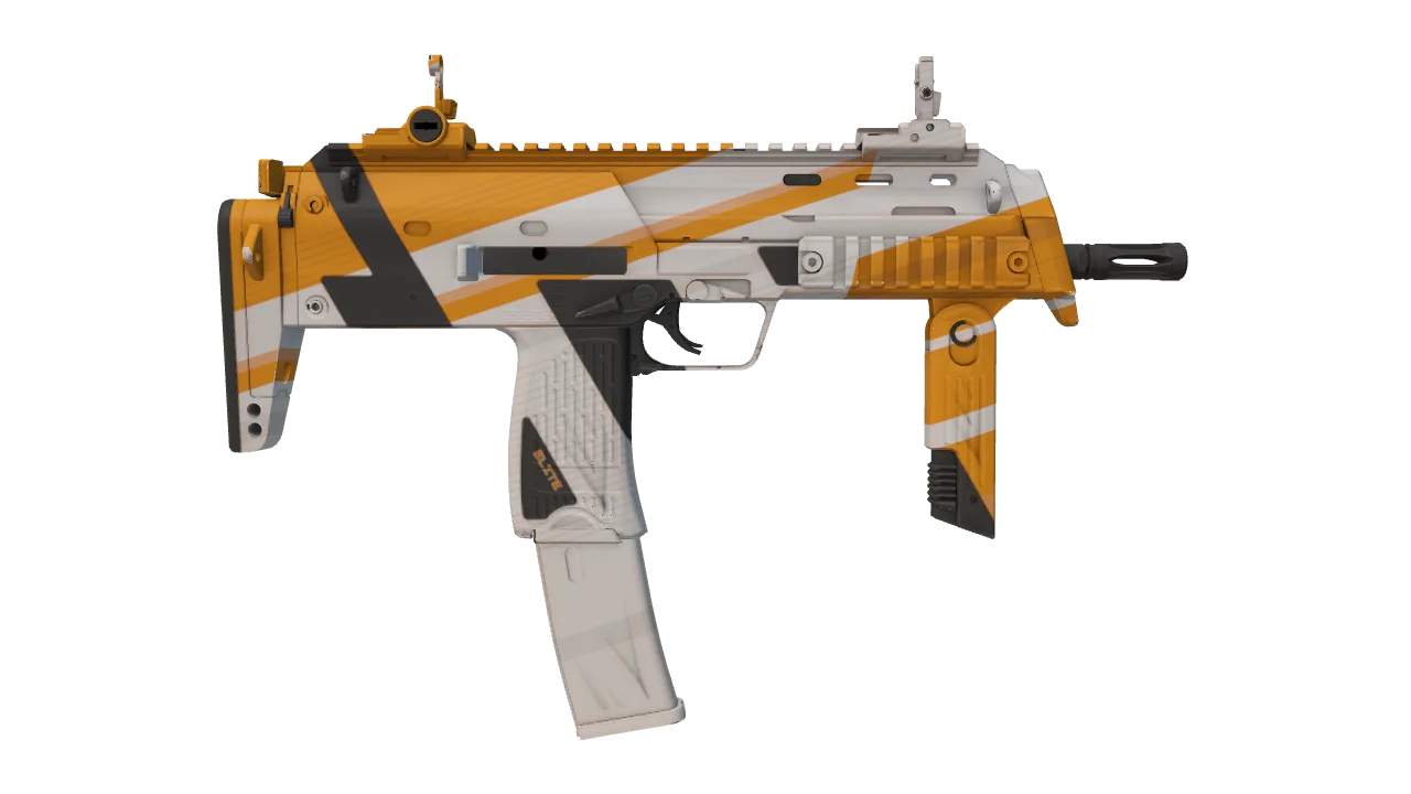 MP7 | Amberline seed #164, back