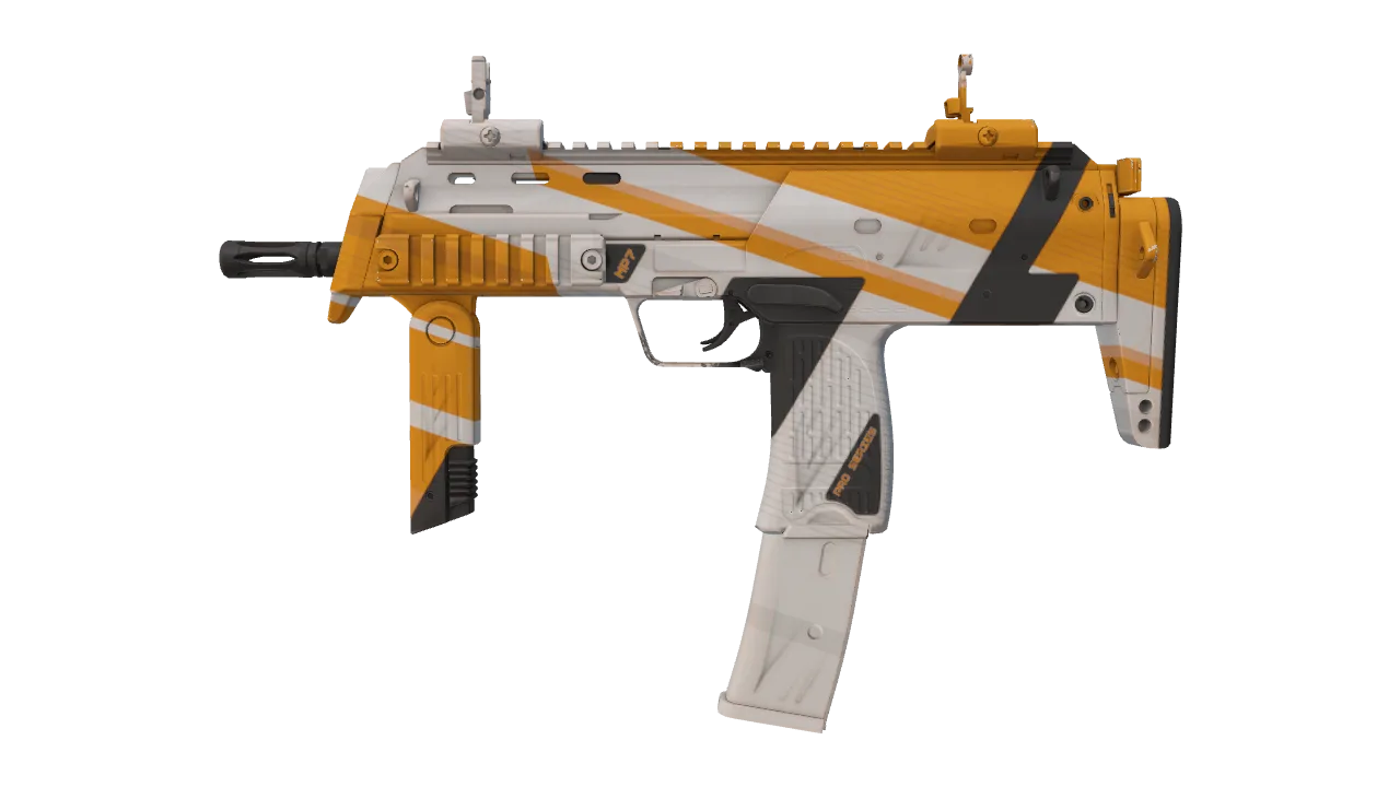 MP7 | Amberline seed #164, front