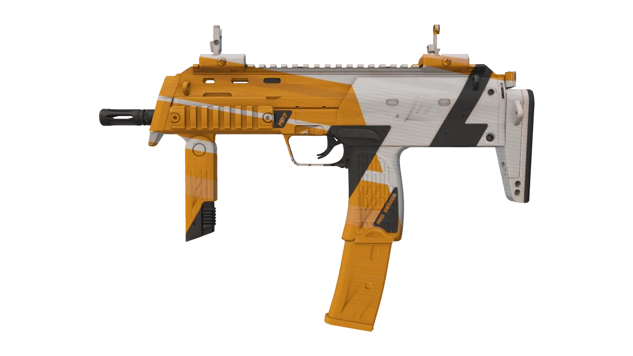 MP7 | Amberline seed #184, front