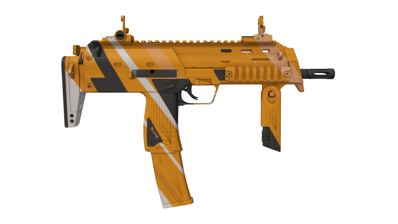 MP7 | Amberline seed #205, back