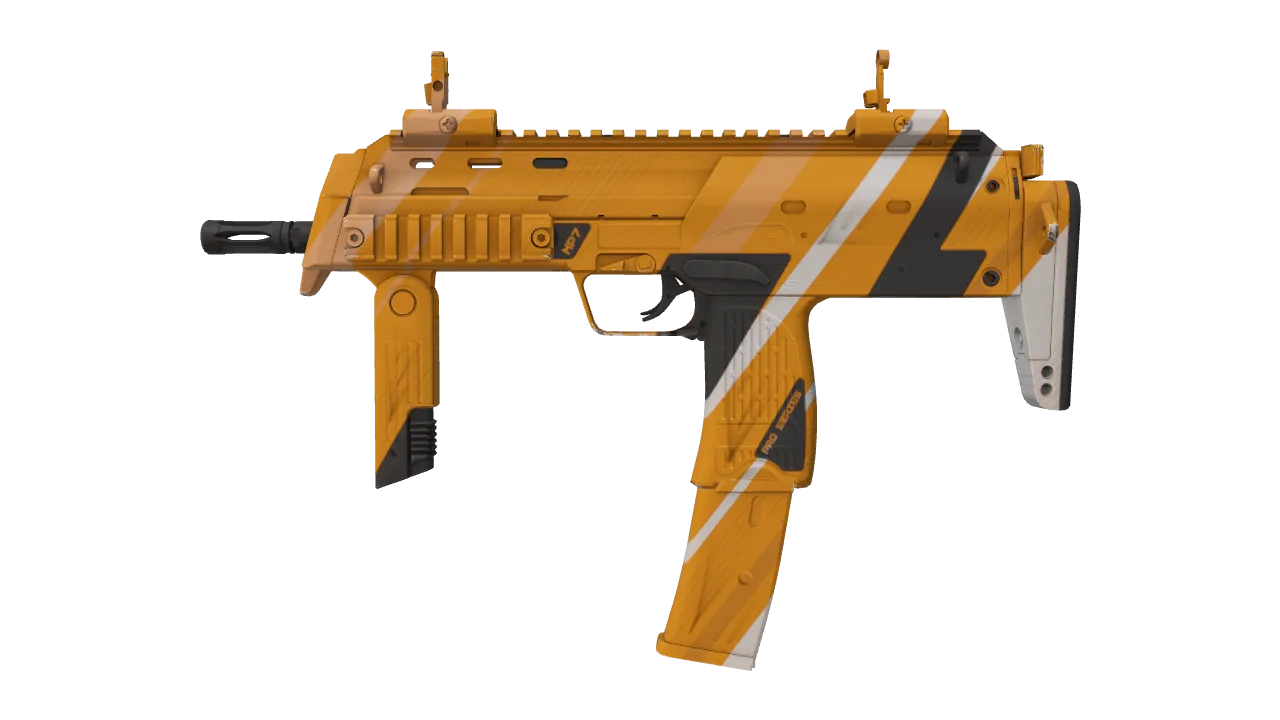 MP7 | Amberline seed #205, front
