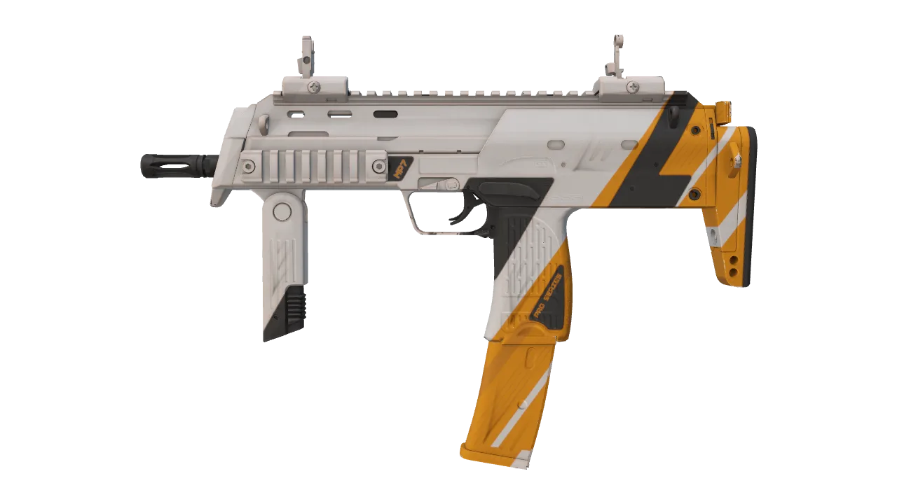 MP7 | Amberline seed #242, front