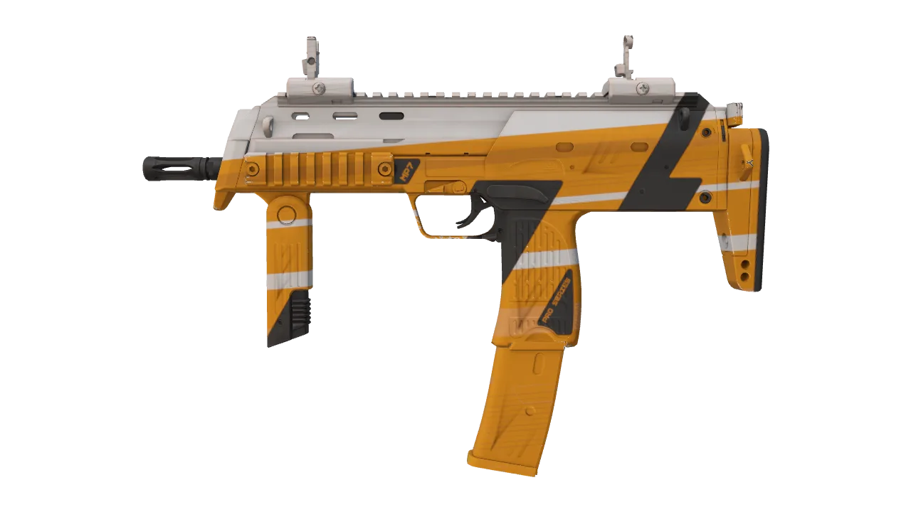 MP7 | Amberline seed #286, front