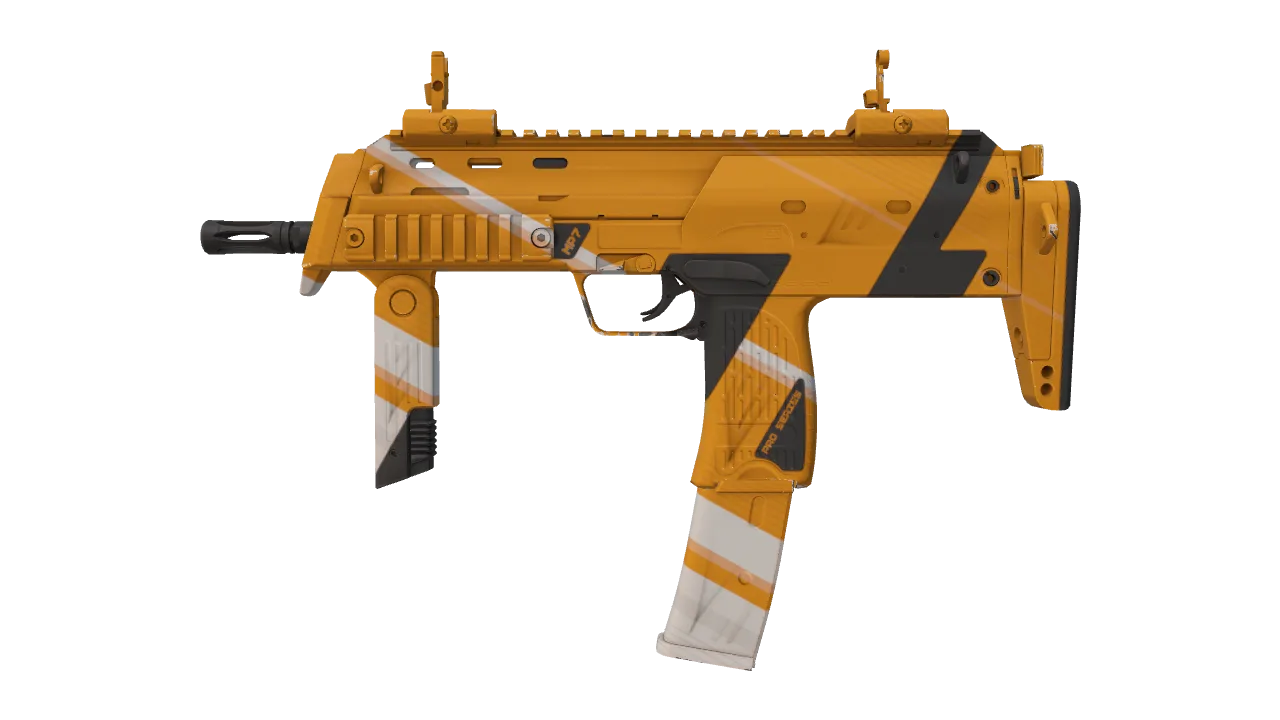MP7 | Amberline seed #296, front