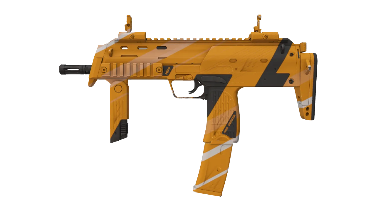 MP7 | Amberline seed #308, front