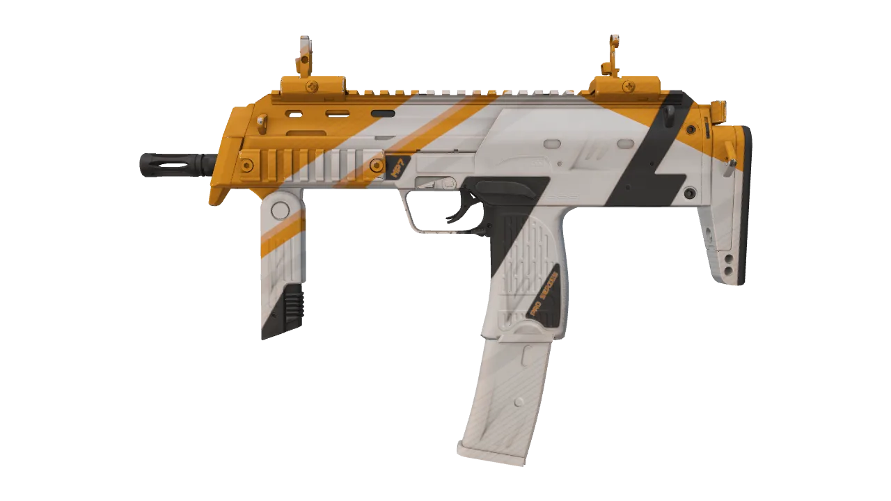 MP7 | Amberline seed #317, front