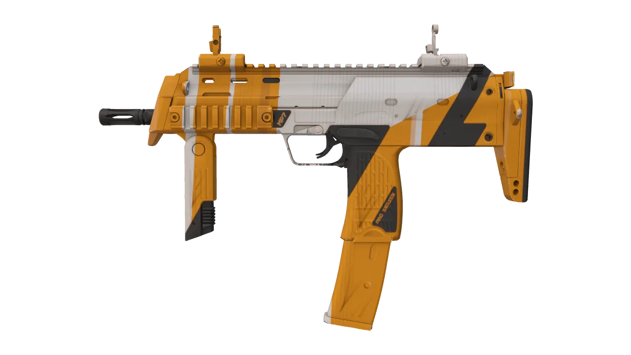 MP7 | Amberline seed #32, front