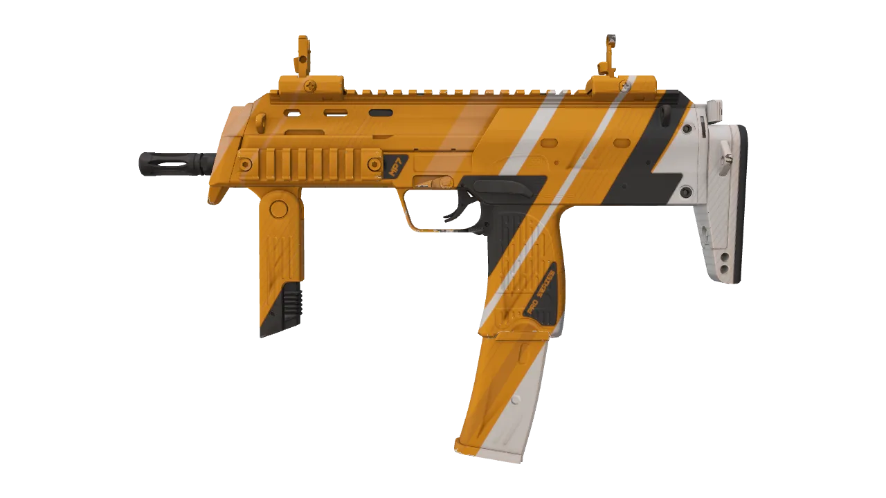 MP7 | Amberline seed #341, front