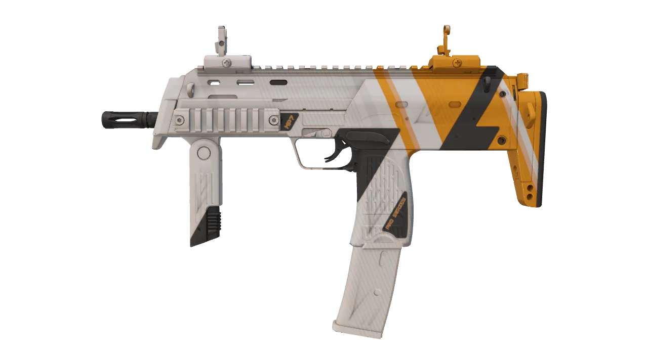 MP7 | Amberline seed #351, front