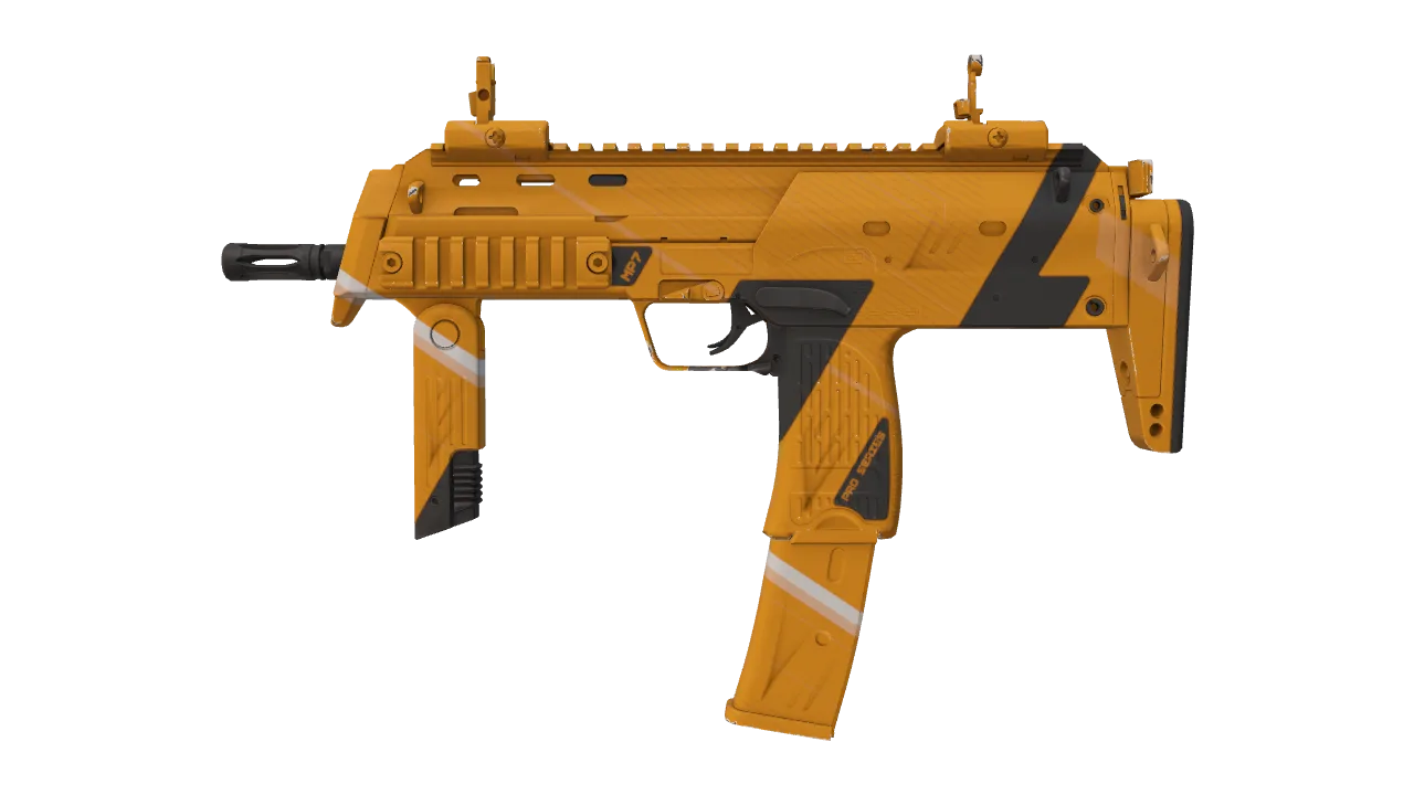 MP7 | Amberline seed #354, front
