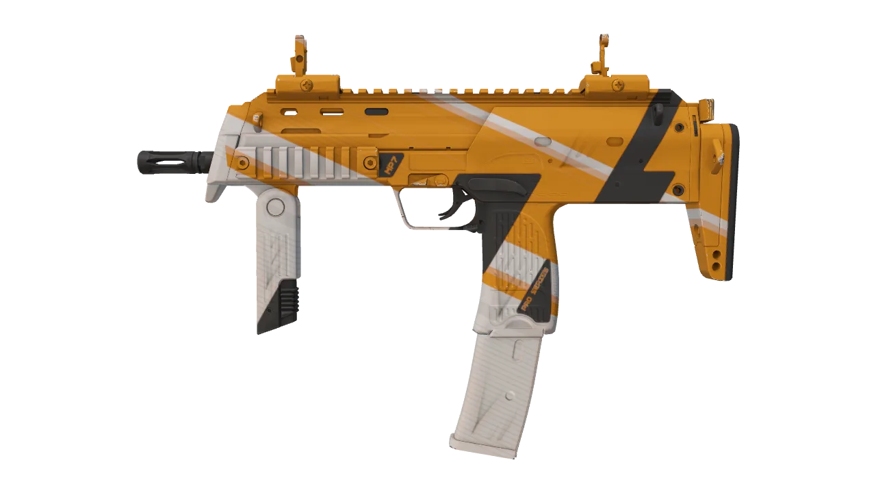 MP7 | Amberline seed #387, front