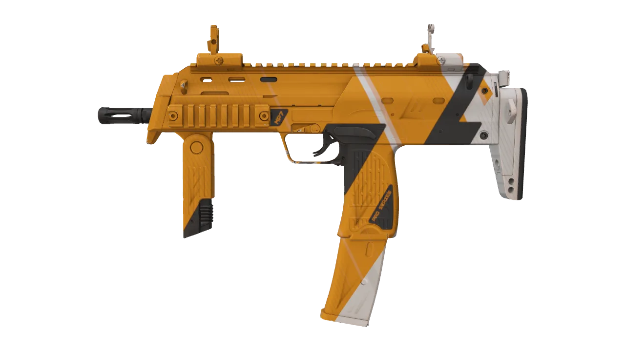 MP7 | Amberline seed #390, front