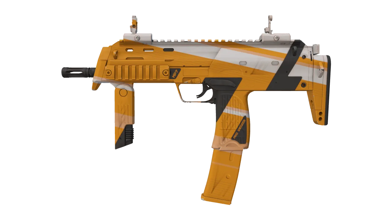 MP7 | Amberline seed #392, front