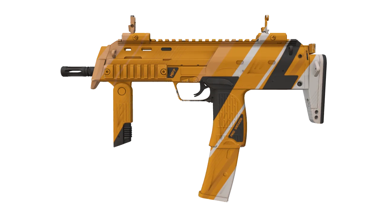 MP7 | Amberline seed #41, front