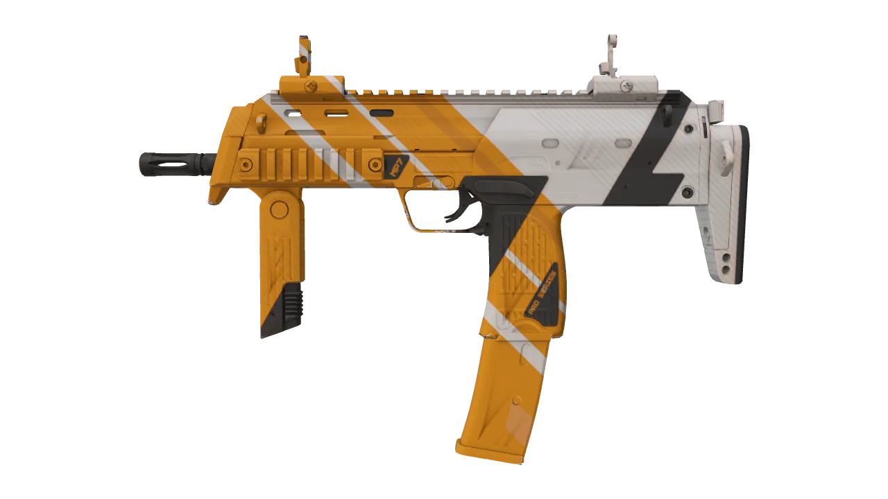 MP7 | Amberline seed #445, front