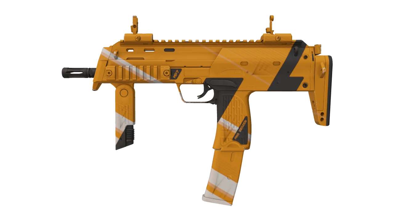 MP7 | Amberline seed #451, front