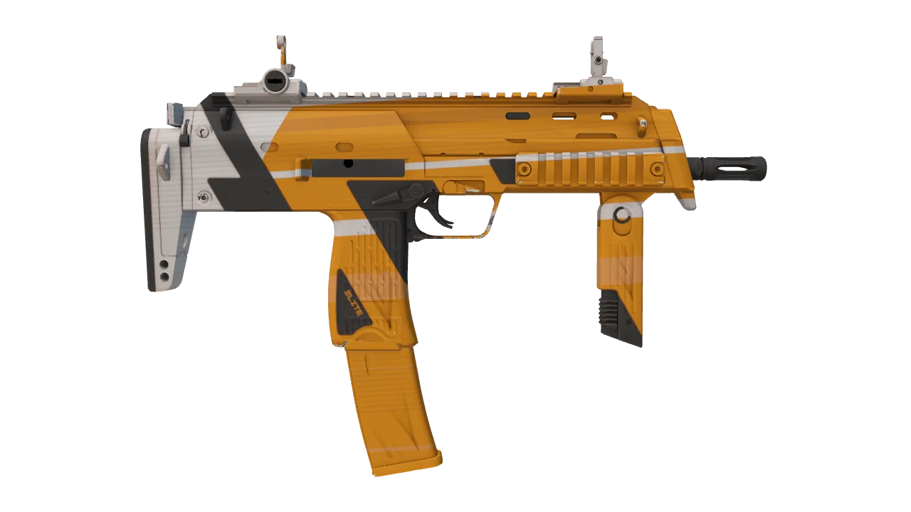 MP7 | Amberline seed #477, back
