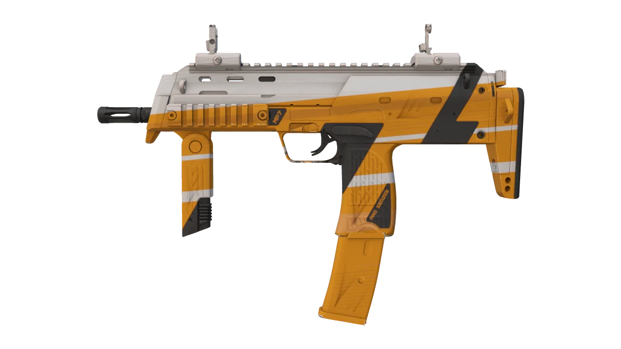 MP7 | Amberline seed #498, front