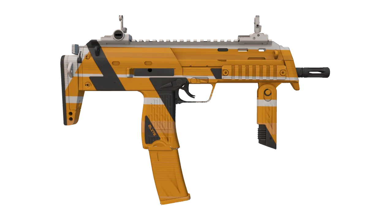 MP7 | Amberline seed #504, back