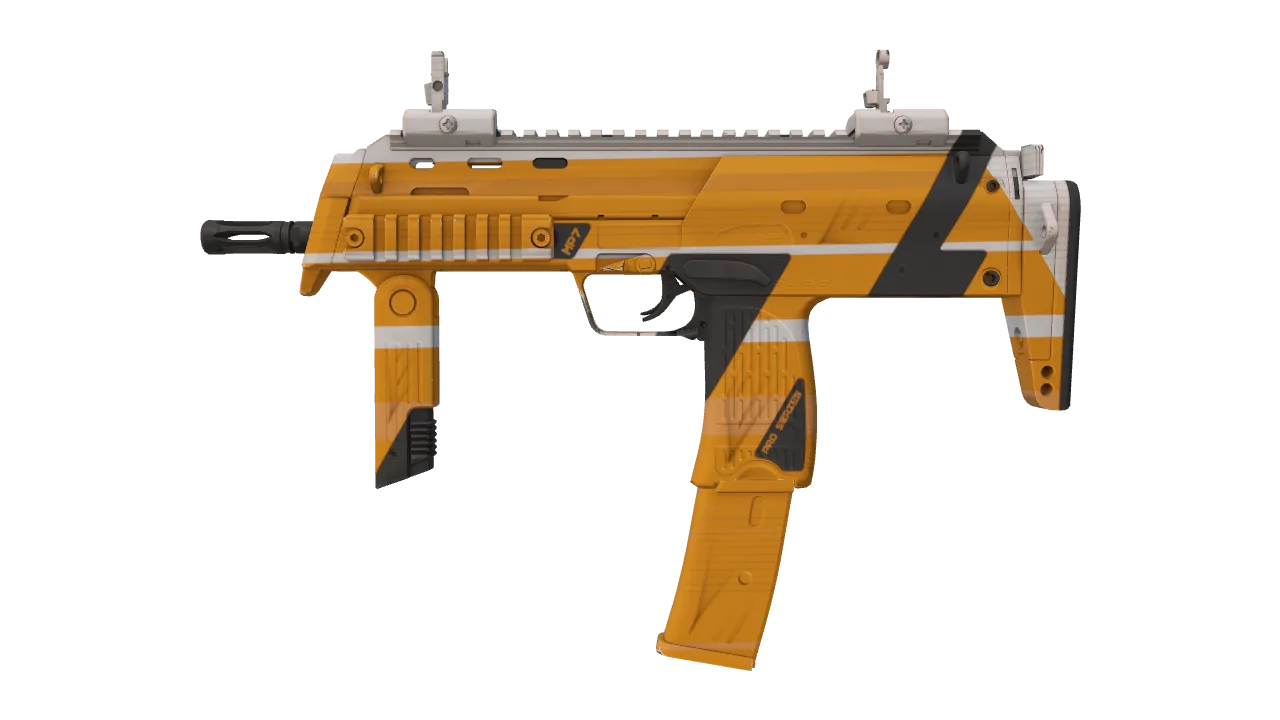 MP7 | Amberline seed #504, front