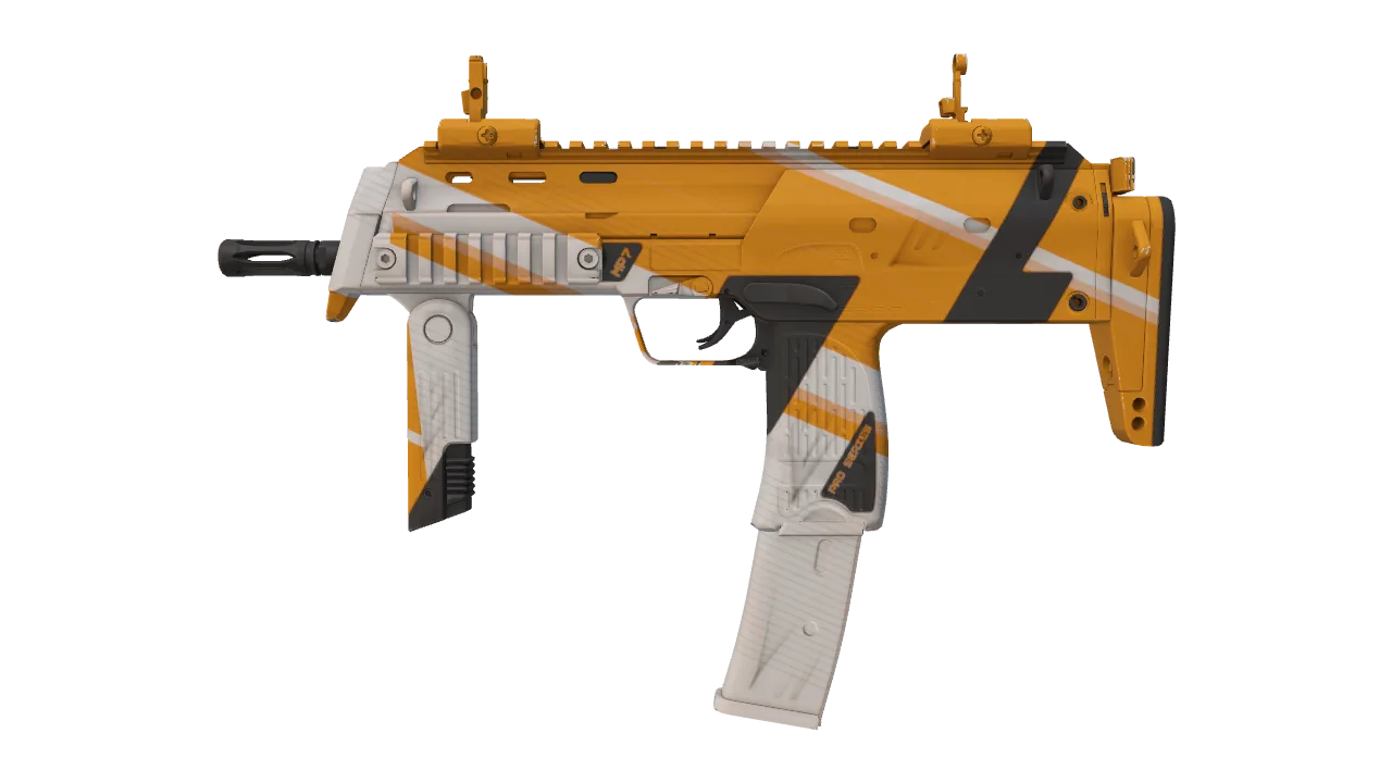 MP7 | Amberline seed #507, front