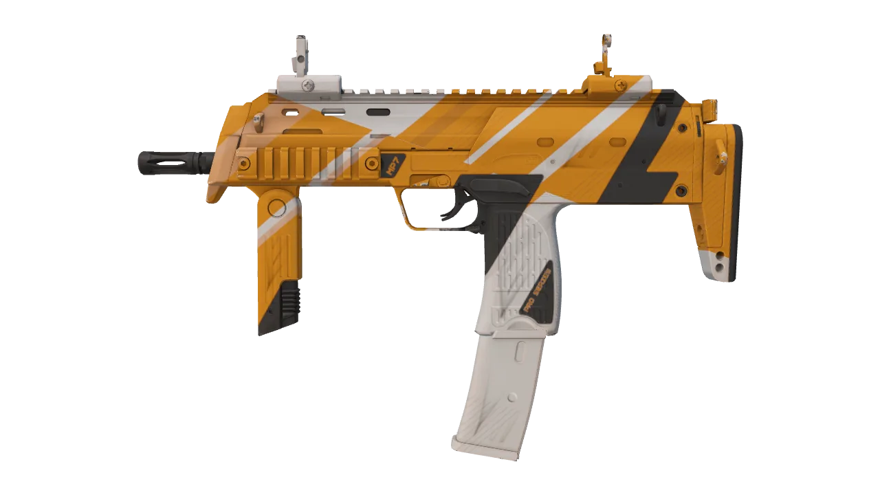 MP7 | Amberline seed #519, front