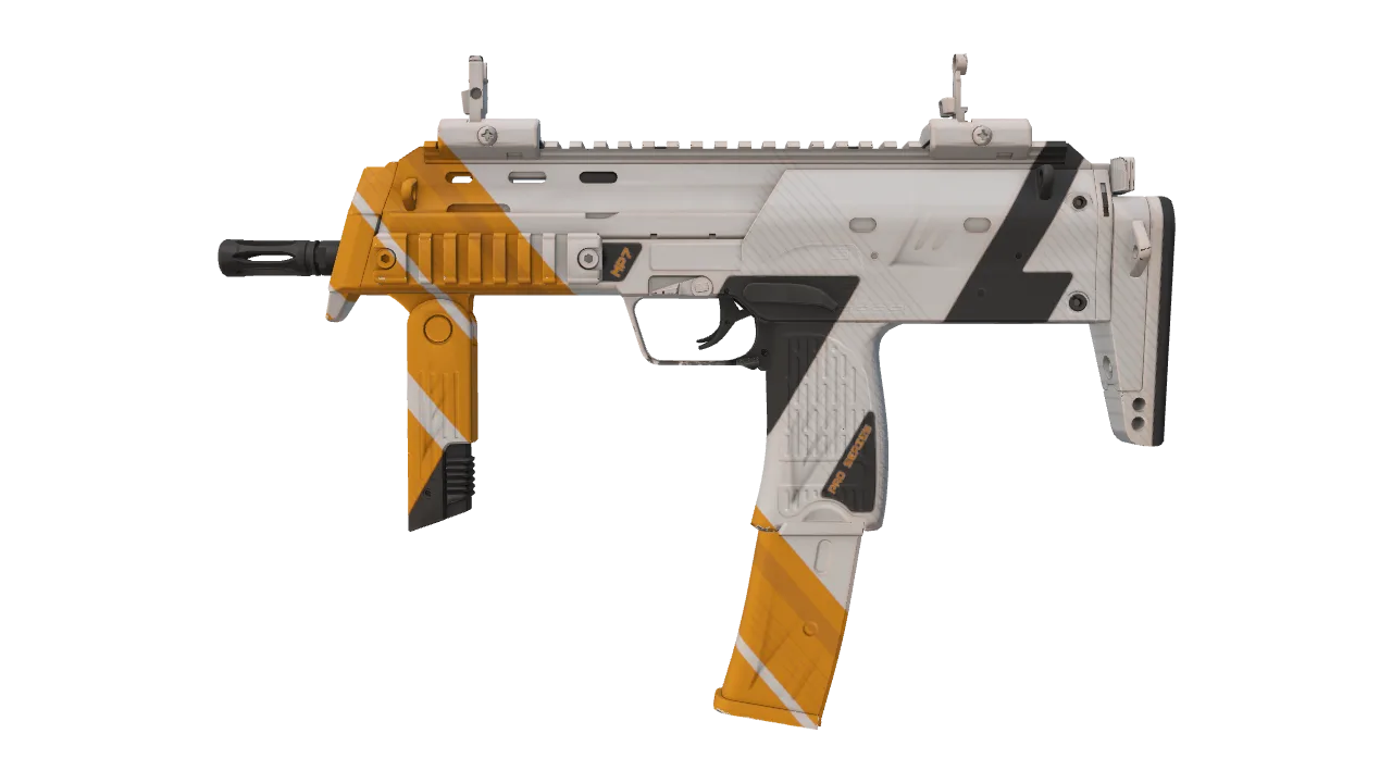 MP7 | Amberline seed #535, front