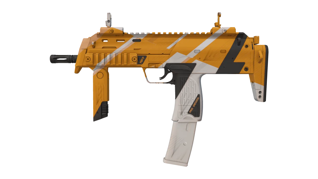 MP7 | Amberline seed #558, front