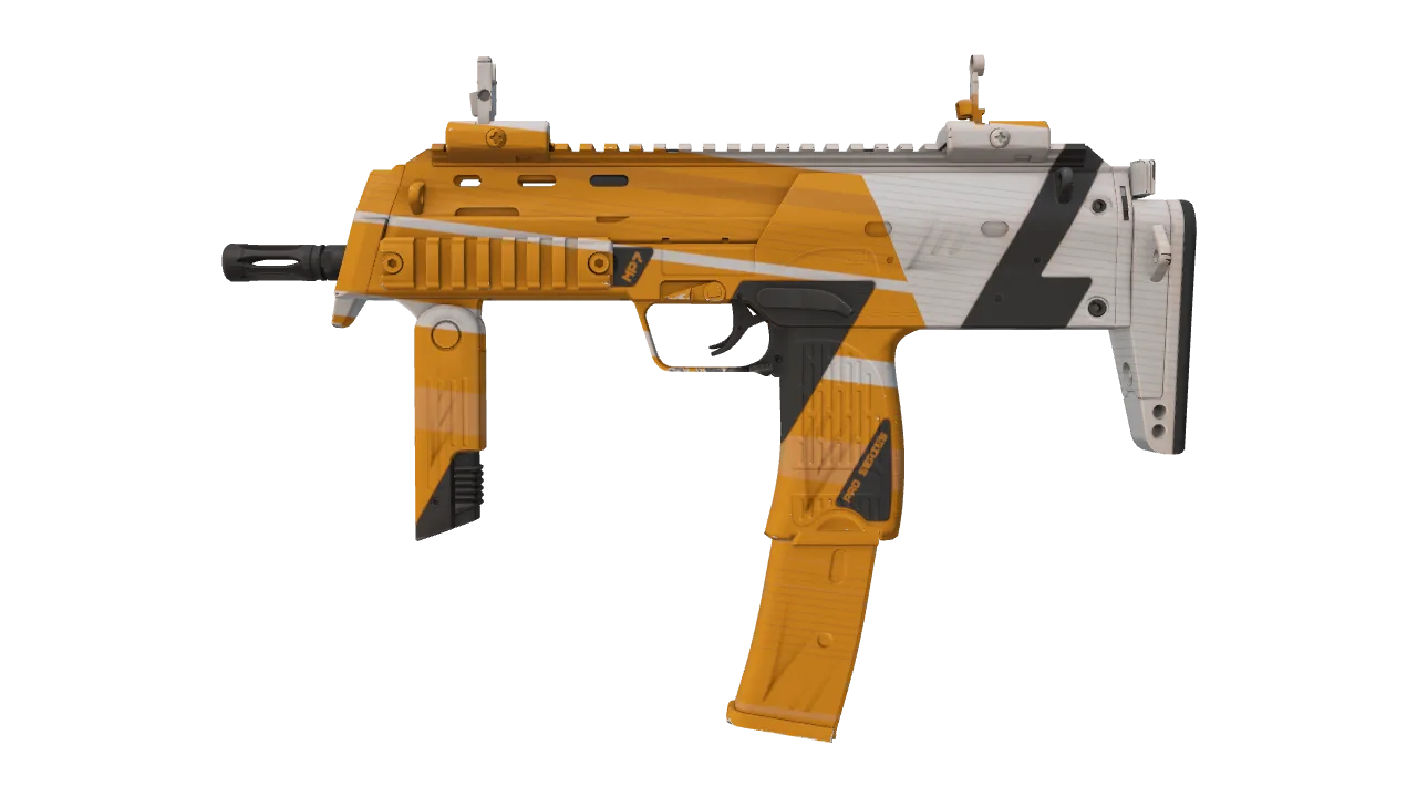 MP7 | Amberline seed #574, front