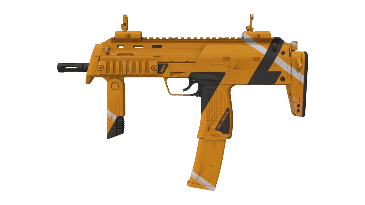 MP7 | Amberline seed #624, front