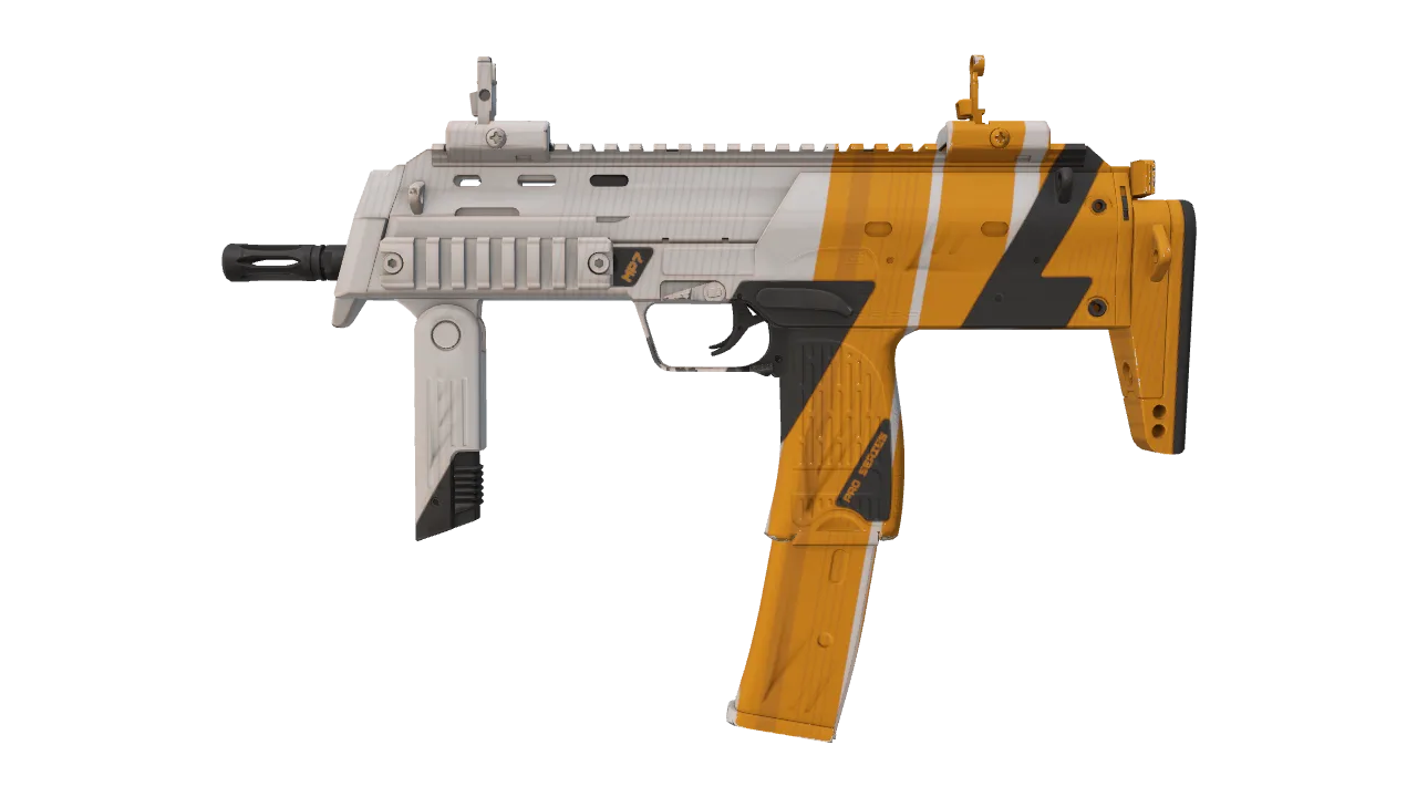 MP7 | Amberline seed #643, front
