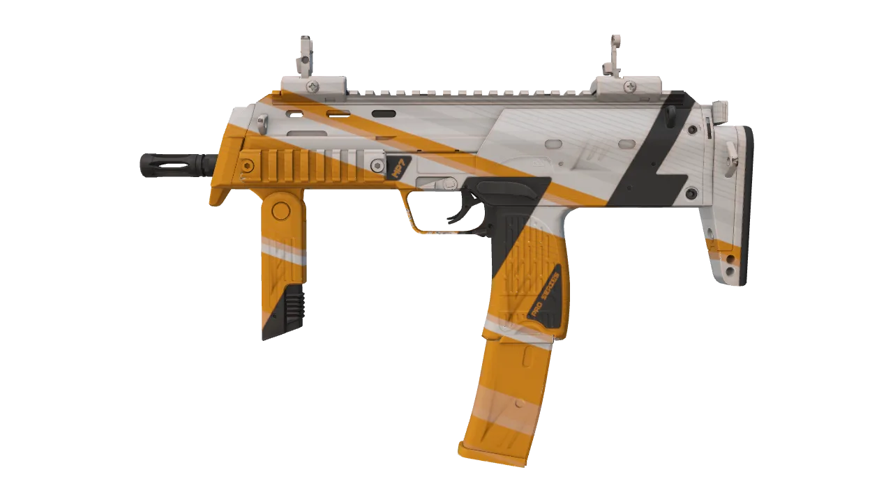 MP7 | Amberline seed #645, front