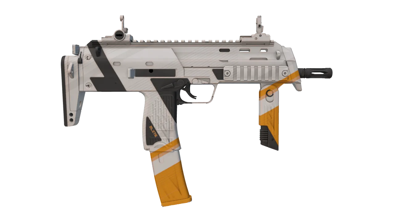 MP7 | Amberline seed #666, back