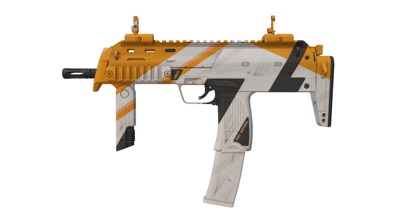 MP7 | Amberline seed #731, front