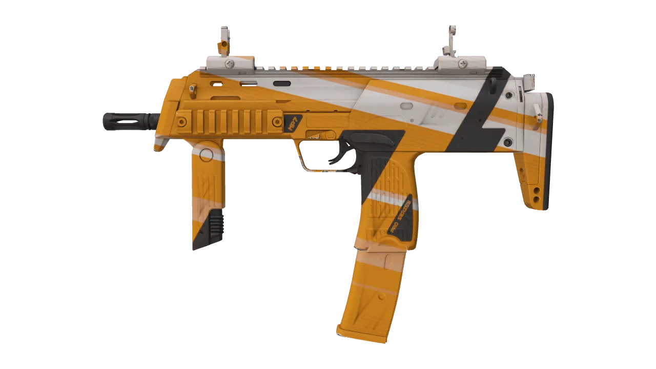 MP7 | Amberline seed #758, front