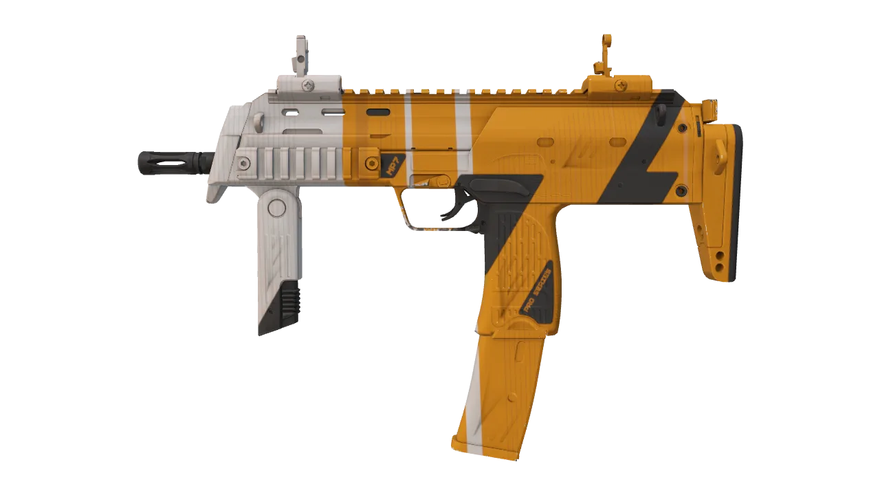 MP7 | Amberline seed #836, front