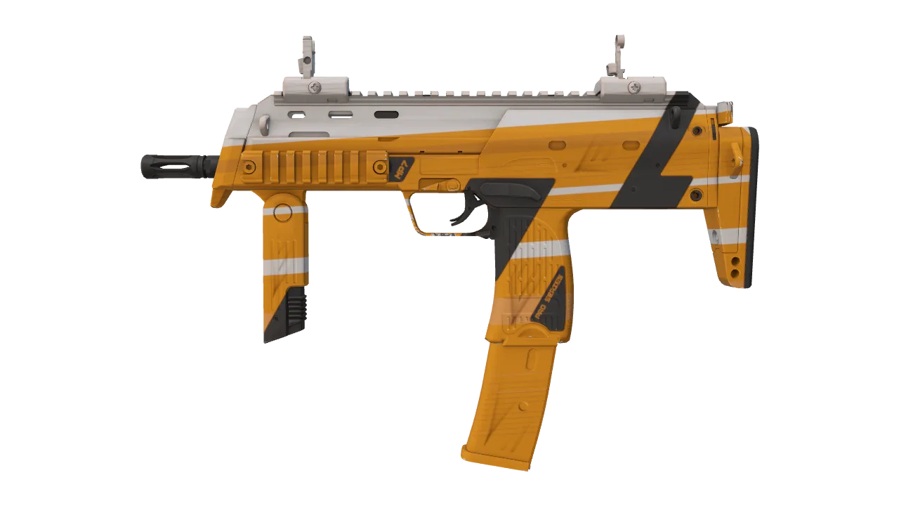 MP7 | Amberline seed #852, front
