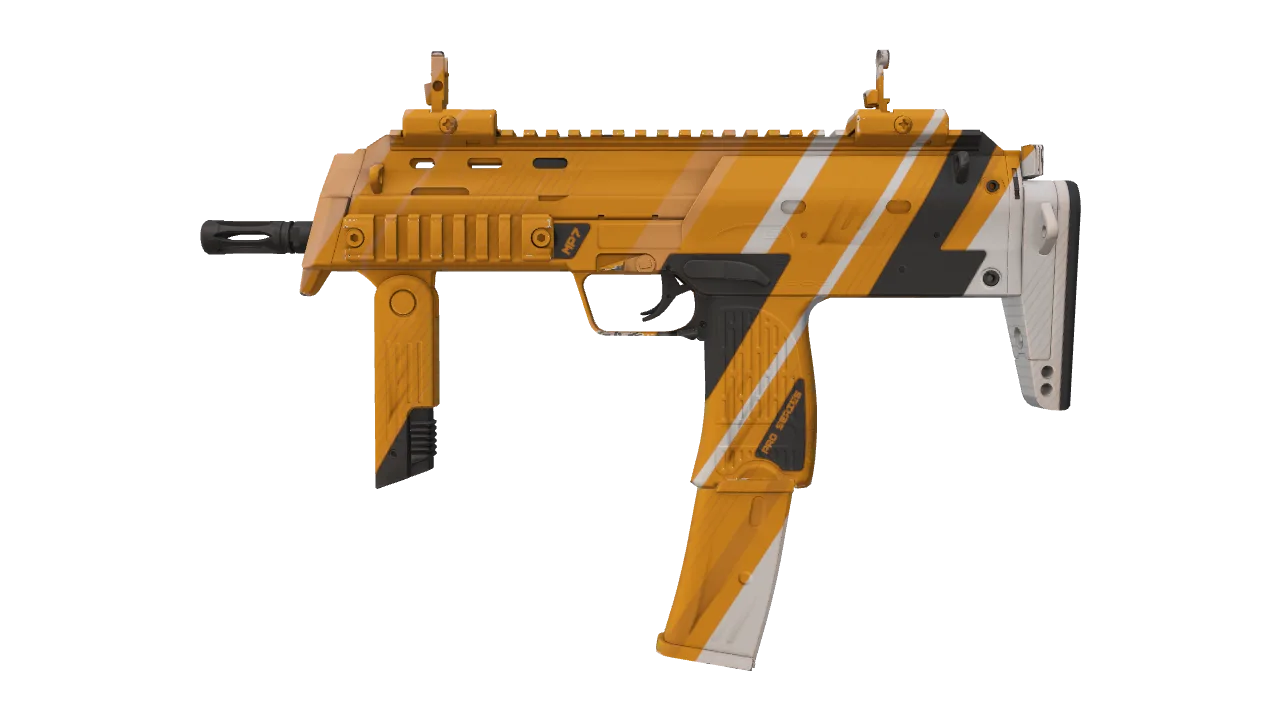 MP7 | Amberline seed #87, front