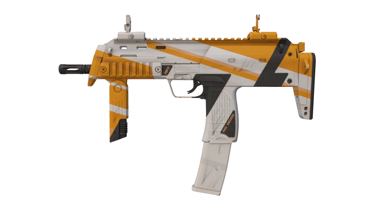 MP7 | Amberline seed #96, front
