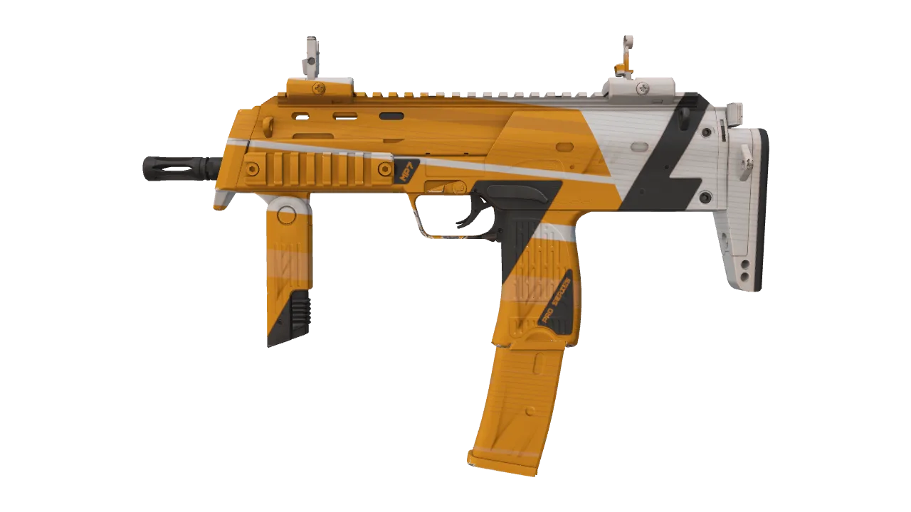 MP7 | Amberline seed #998, front