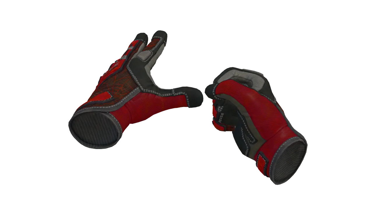 ★ Specialist Gloves | Crimson Web (Factory New) — Dust II light, front
