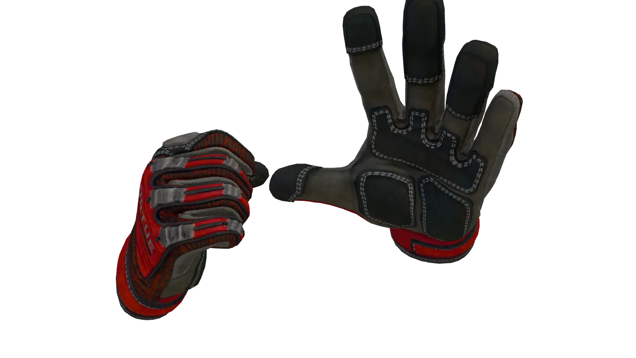 Specialist Gloves | Crimson Web seed #107, back